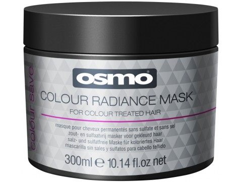 Osmo blizgesio suteikianti kaukė dažytiems plaukams Colour Save Colour Radiance Mask 300ml